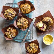 Berry Crumble Muffins